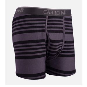 Cariloha Bamboo Boxer Briefs - Carbon Stripe NWT Sz Small